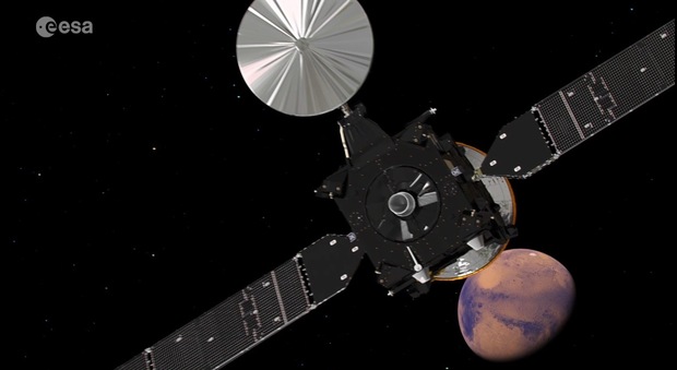 ammaraggio di una sonda su Marte