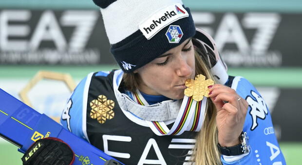 Marta Bassino oro ai Mondiali di sci nel Gigante parallelo, prima medaglia per l'Italia