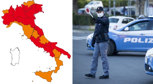 Zona rossa, Toscana a rischio (con Calabria a Valle d'Aosta). Molise verso l'arancione