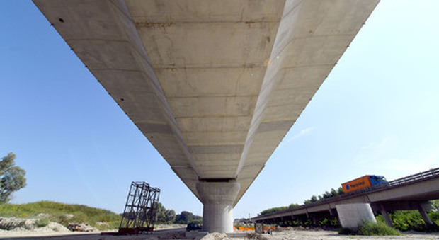 Terza corsia dell'A4: apre verso Trieste il viadotto sul Tagliamento