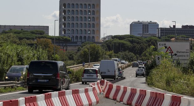 Roma, viadotto della Magliana: stop alla sperimentazione del restringimento di carreggiata