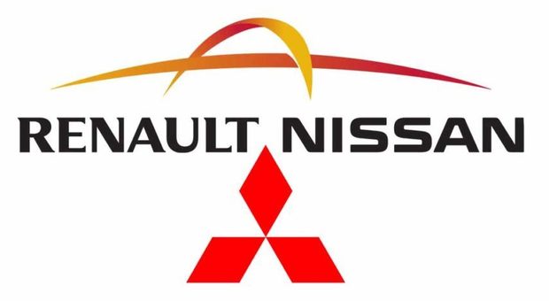 Il simbolo dell'Alleanza Nissan-Renault-Mitsubishi