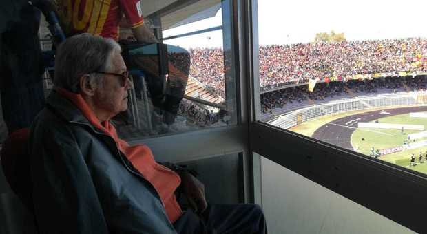 Giovanni Semeraro allo stadio (Foto: Stefano Lopetrone)