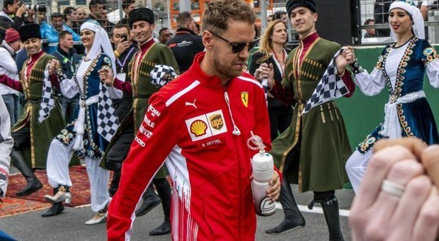 Gp Baku, Vettel non fa drammi: «Sfortunato, ma la Ferrari c'è»