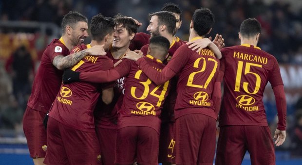Roma-Entella 4-0: doppio Schick più Marcano e Pastore giallorossi ai quarti