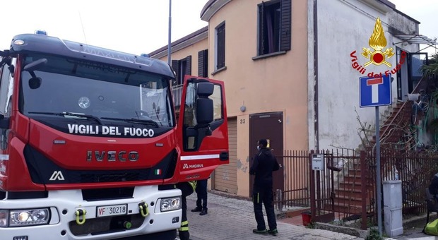 Incendio in una casa in zona Mortise, a Padova