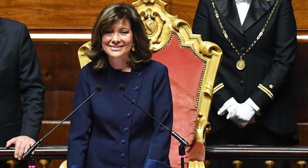 Il presidente del Senato Casellati inaugura Anno Accademico al Suor Orsola