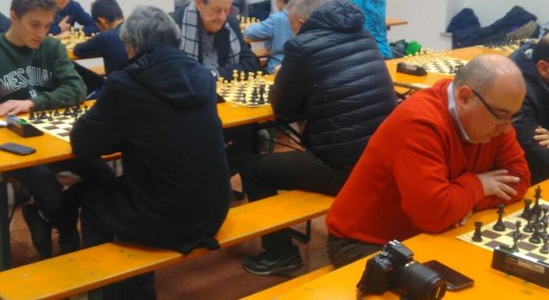 Un momento del 2°Trofeo di Natale di scacchi che si è svolto a latina