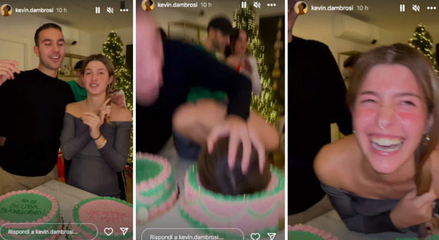 Natalia Paragoni, compleanno (in anticipo) con torta in faccia: «L'abbiamo mangiata lo stesso»