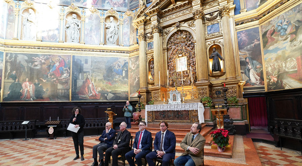 La presentazione della nuova illuminazione al tempio della Rotonda di Rovigo