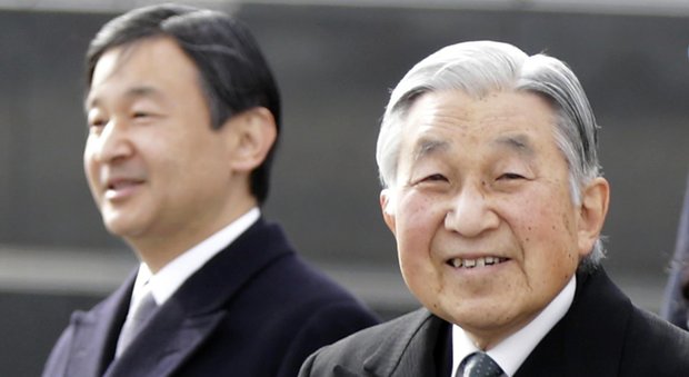 Akihito con Naruhito