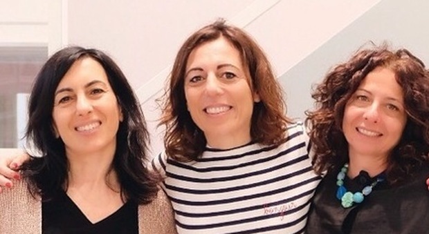 Da sinistra, Teresa Saragò, Priscilla Galloni, Ester Gaiani