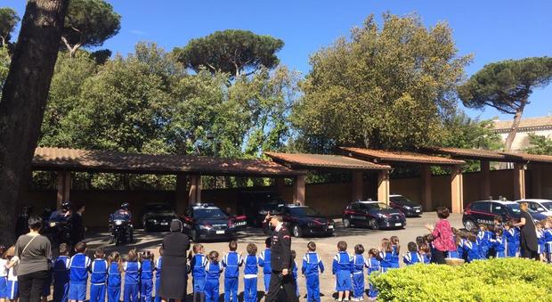 Castel Gandolfo, 80 bambini a scuola dai carabinieri