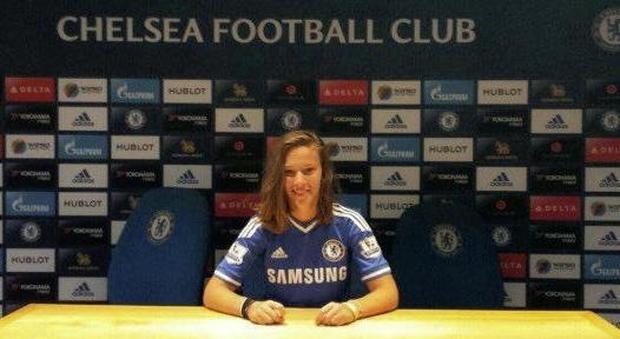 Gaia, 17 anni e un sogno: giocare con il Chelsea