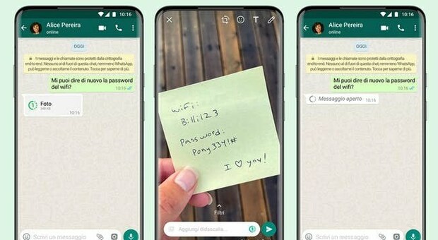 WhatsApp, attivata la nuova funzione: foto più sicure