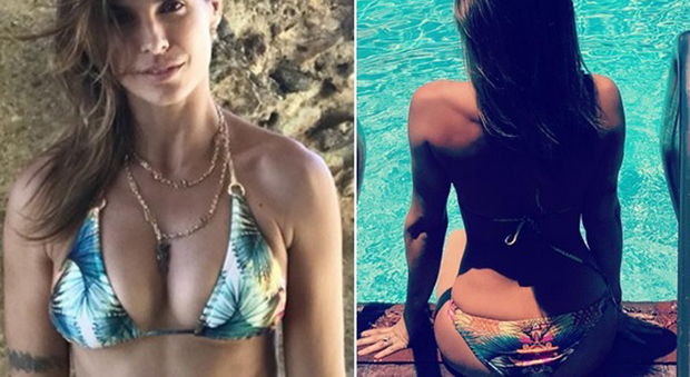 Elisabetta Canalis sirenetta in bikini sotto al sole: "I love Laguna!"