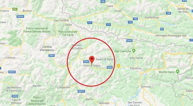 Terremoto in Friuli Venezia Giulia: scossa con epicentro a Forni di Sotto