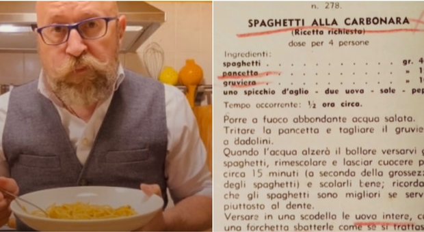 Carbonara con pancetta, aglio e groviera. Minacce choc allo chef Luca Cesari: «Mi hanno augurato la morte»