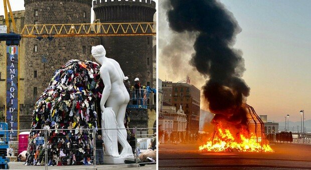 immagine Napoli, Venere degli stracci: ecco il conto per le donazioni
