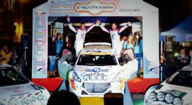 Un podio del Rally di Bassano