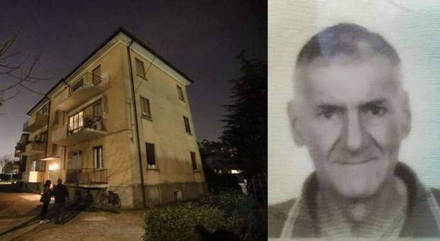 La palazzina in via Friuli a Conegliano dove si è consumata la tragedia e la vittima Vito Mele