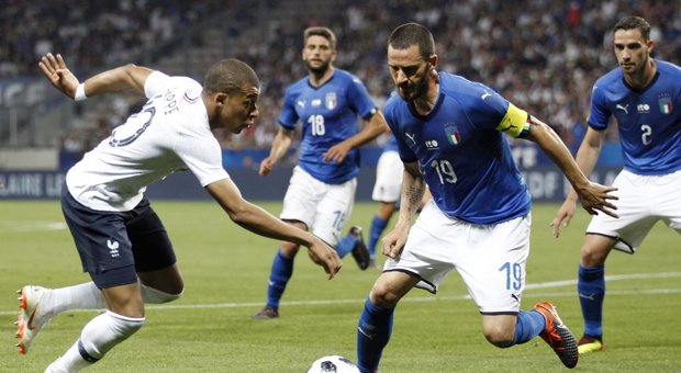 Francia-Italia 3-1: Bonucci non basta. Umtiti, Griezmann e Dembelé puniscono gli azzurri