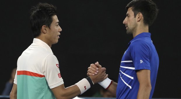 Australian Open, Nishikori si ritira: Djokovic in semifinale