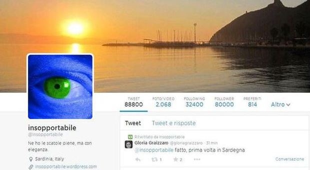 L'account Twitter @insopportabile