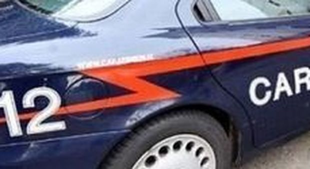 Auto dei carabinieri contro un albero dopo l’inseguimento