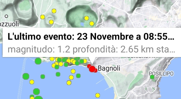 Terremoto a Napoli con epicentro a Bagnoli
