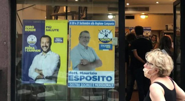 Regionali Campania 2020, il giallo del comitato elettorale della Lega: «Non è più un negozio Gay Odin»