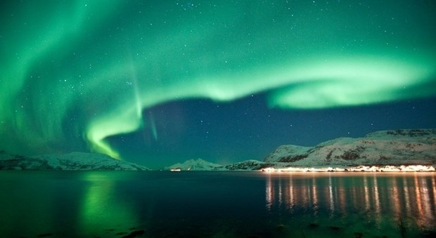 L'osservazione delle Luci del Nord a Kautokeino, Finnmark (foto di Innovation Norway - crediti: Terje Rakke/Nordic Life - Visitnorway.com)