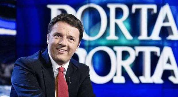 il premier Renzi a Porta a Porta