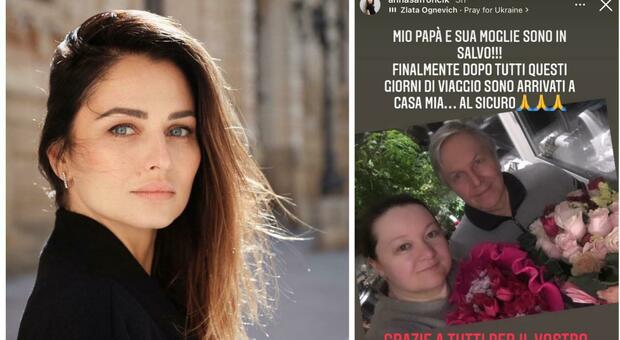 Dopo giorni di angoscia, l'attrice Anna Safroncik ha comunicato ai follower l'epilogo positivo per il padre