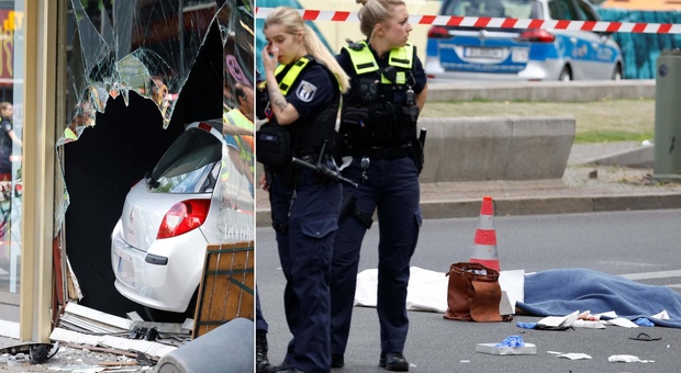 Berlino, auto sulla folla: morta un'insegnante. Otto feriti, cinque sono gravissimi. Fermato un 29enne