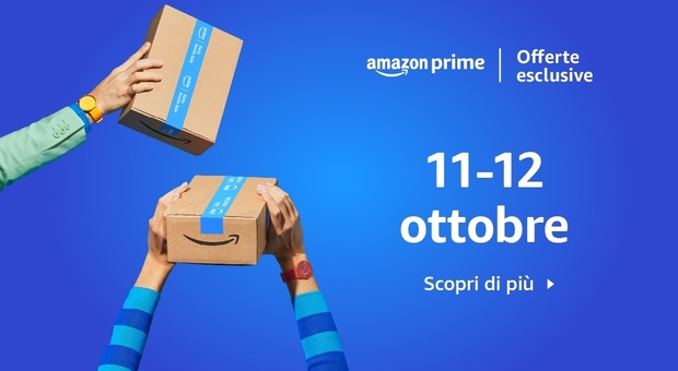 Amazon Prime, offerte esclusive 11 e 12 ottobre