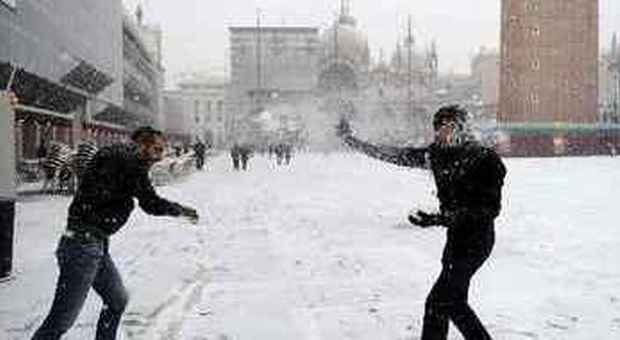 Neve in piazza San Marco