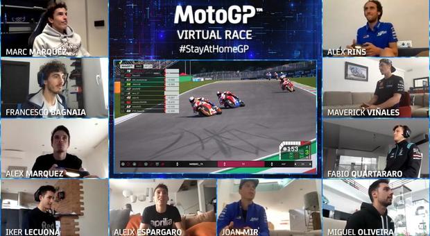 MotoGp virtuale, la rivincita del fratello di Marquez