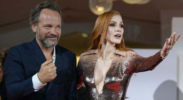 Jessica Chastain e Peter Sarsgaard sul red carpet