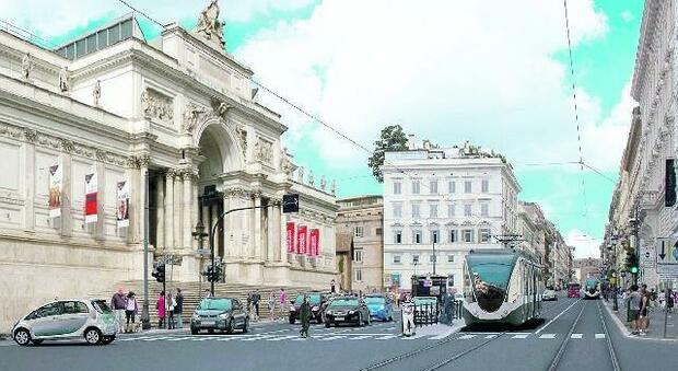 Giubileo, il tram in via Nazionale non sarà pronto in tempo: i lavori termineranno nel 2027. Fedeli a piedi