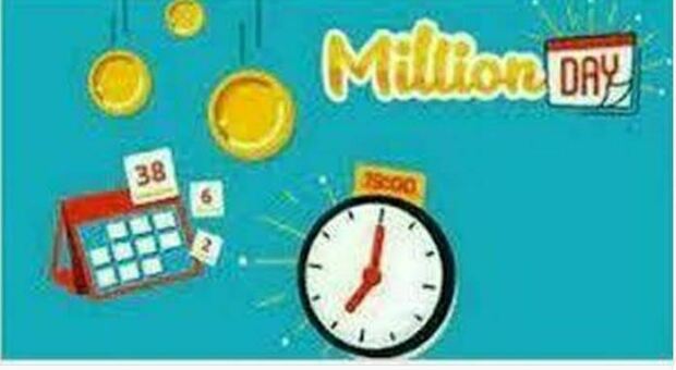 Million Day, estrazione dei numeri vincenti di oggi mercoledì 6 ottobre 2021