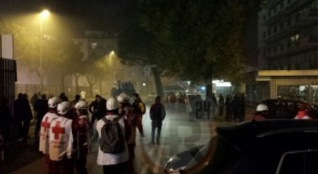 Incidenti dopo Atalanta-Roma, due agenti in ospedale