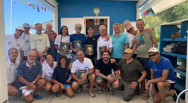 Campionato italiano Sunfish, regata al Circolo velico Ardizio di Pesaro: Menghetti e Petrea sul podio