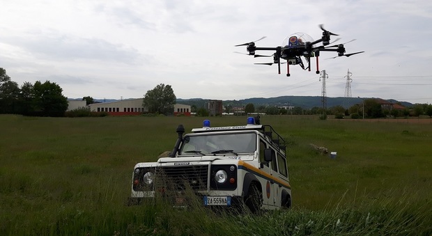 Un drone sorvolerà il parco dell'ex Dal Molin per alcuni rilievi idraulici