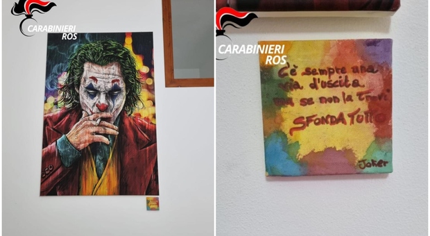 Messina Denaro, nel covo un poster di Joker e la frase: «Se non trovi una via d'uscita, sfonda tutto»