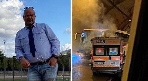 Massimo Mariotti, l'autista del bus che si è scontrato con l'ambulanza a Urbino