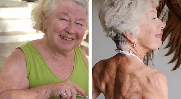 Nonna fitness comincia ad allenarsi a 70 anni, la trasformazione: «Sono dimagrita 30 chili e sono più forte e in forma che mai»