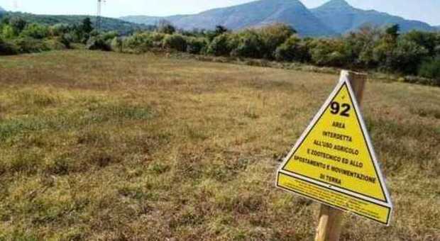 Terreno interdetto all'uso agricolo perché inquinato