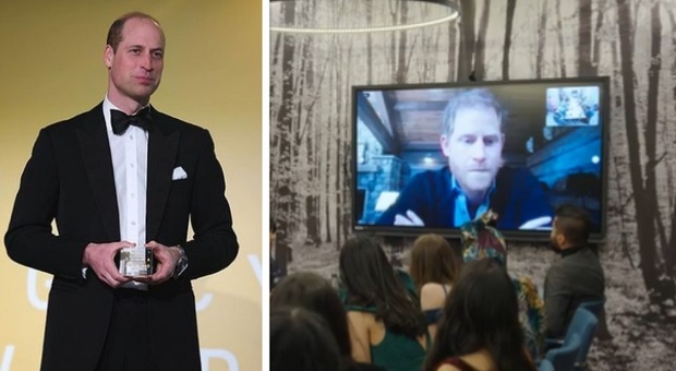 Harry in videochiamata, William consegna i premi: la «maratona surreale» per i Diana Awards dura più di 7 ore