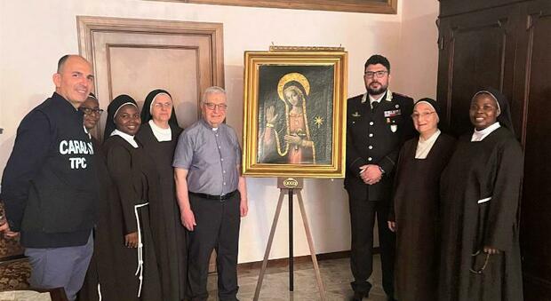 Ferentino, i carabinieri ritrovano dipinto del 1700 rubato ventidue anni fa nel convento delle suore